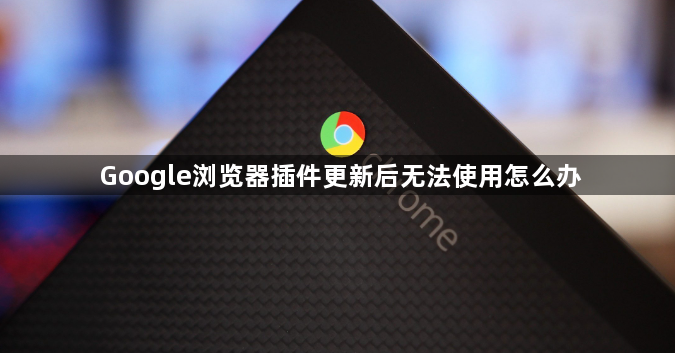 Google浏览器插件更新后无法使用怎么办1