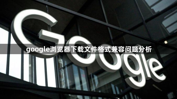 google浏览器下载文件格式兼容问题分析1