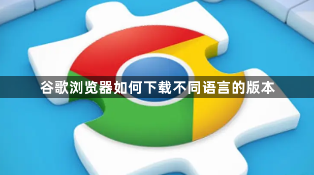 谷歌浏览器如何下载不同语言的版本1
