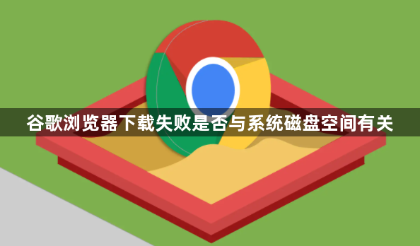 谷歌浏览器下载失败是否与系统磁盘空间有关1