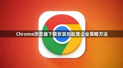 Chrome浏览器下载安装包配置企业策略方法1