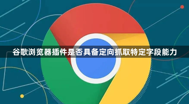 谷歌浏览器插件是否具备定向抓取特定字段能力1