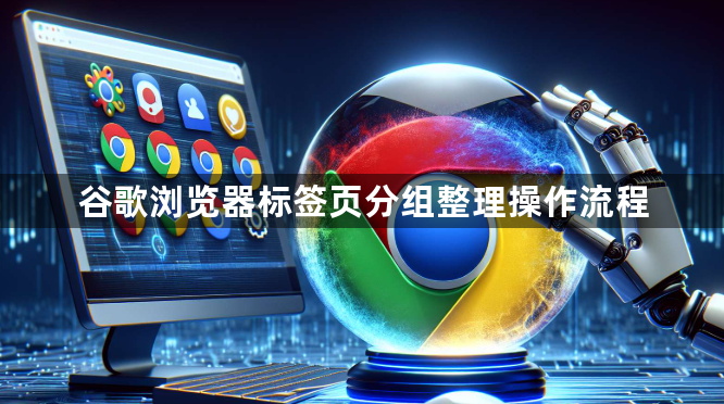 谷歌浏览器标签页分组整理操作流程1