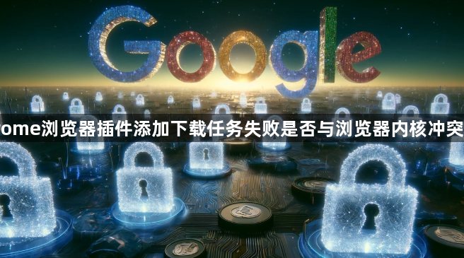 Chrome浏览器插件添加下载任务失败是否与浏览器内核冲突相关1