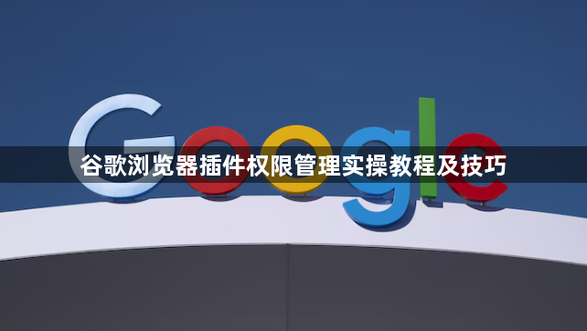谷歌浏览器插件权限管理实操教程及技巧1