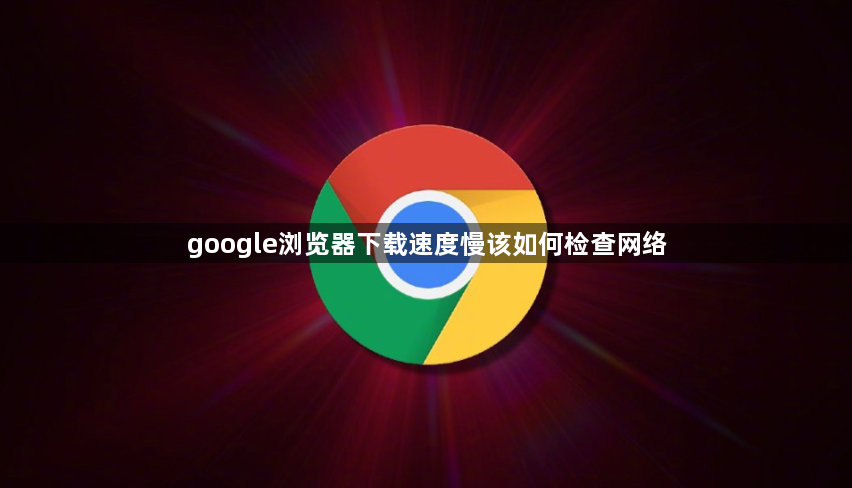 google浏览器下载速度慢该如何检查网络1